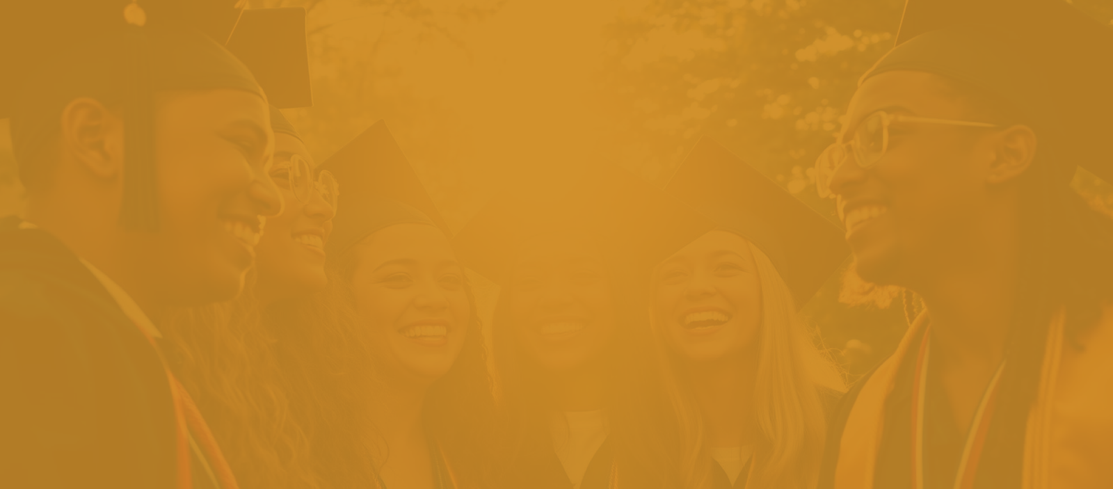 Students celebrating graduation